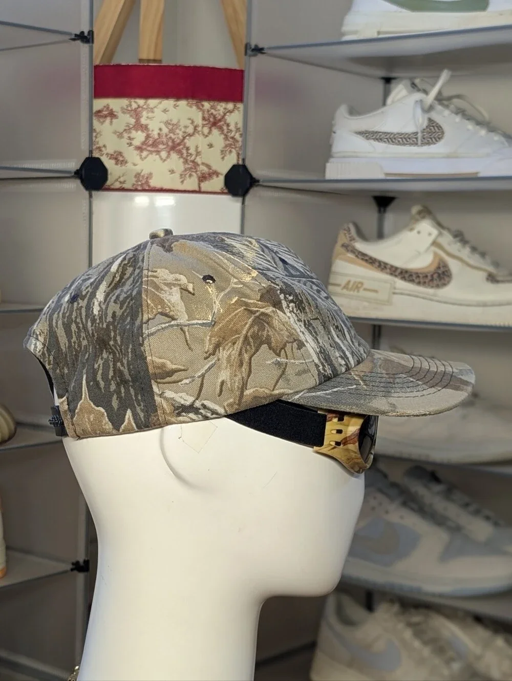 Realtree Camo Vintage Snapback Hat (OS)